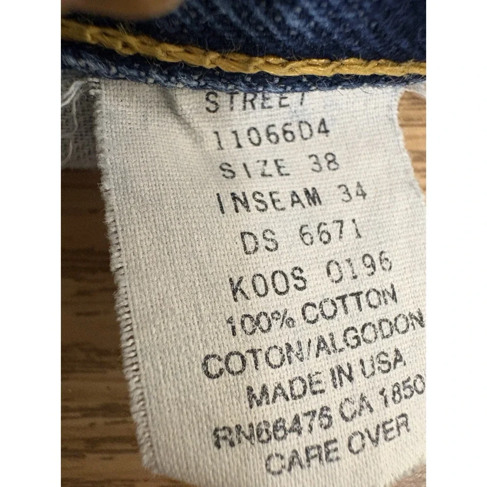 Y2K Pepe Jeans London Mens Blue Denim 38x34 Casual